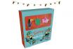 Guirlande lumineuse tropicale - Avec toucan, fleurs et feuilles 