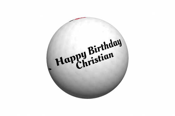 Golfball Wilson DX2 Soft - personalisierbar  