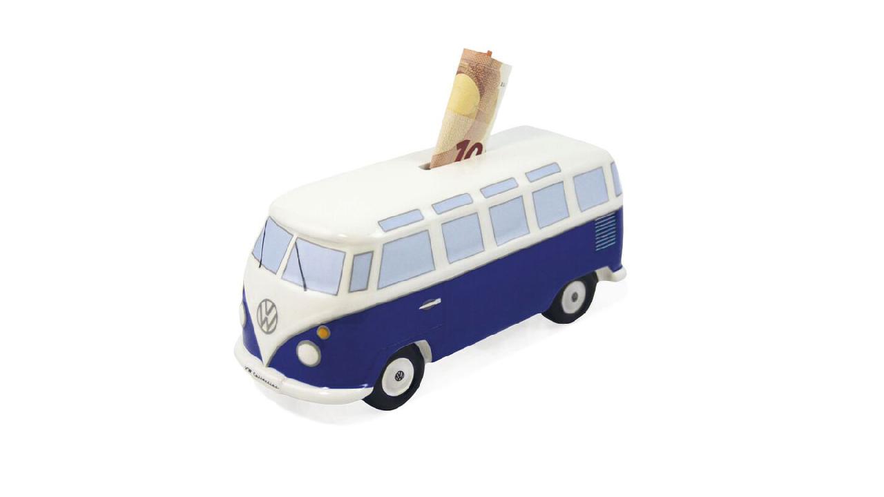 Spardose, VW Bus Blau