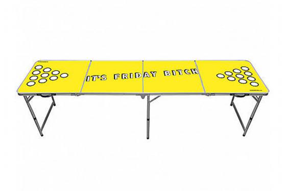 Table de beer pong - Friday - 240x60x76 cm  