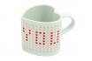 Tasse en forme de coeur - avec message « I love you » 3