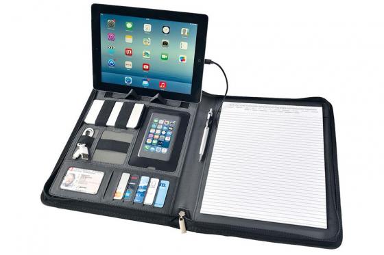 Tagungsmappe mit Powerbank - Personalisierbar  