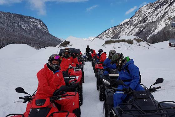 Geführte Quadtour und 4*4 Buggy - zum Berninapass für 1-2 Personen  