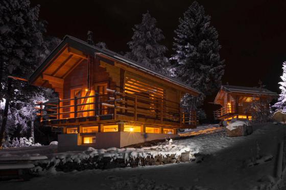 Séjour dans un chalet romantique - Pour 2 personnes avec 1h de jacuzzi comprise en basse saison  