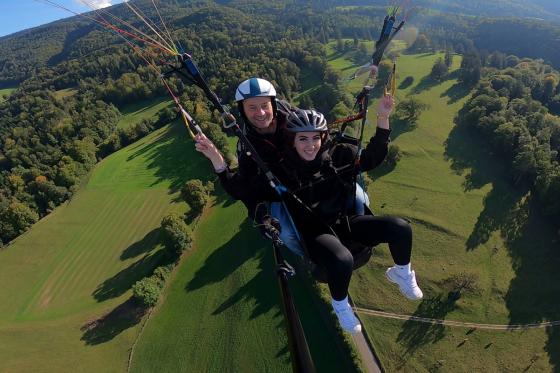 Jura Gleitschirmfliegen - inkl. Erinnerungsvideo  