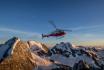 Hélicoptère à Saint-Moritz  - avec menu à 5 plats pour 2 personnes 