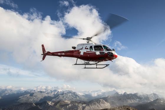 Hélicoptère à Saint-Moritz  - avec menu à 5 plats pour 2 personnes 1 