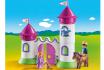 Château de princesse avec tours empilables - Playmobil® 1.2.3 1