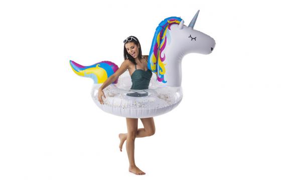 Schwimmreifen Einhorn   - mit Glitzer - Ø 1.5m   