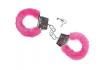 Menottes en peluche  - rose 