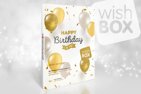 Happy Birthday - Wishbox - 1 Box - über 25 Erlebnisse  