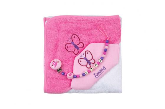 Geschenkset Schmetterling - personalisierbar, 3-teilig  