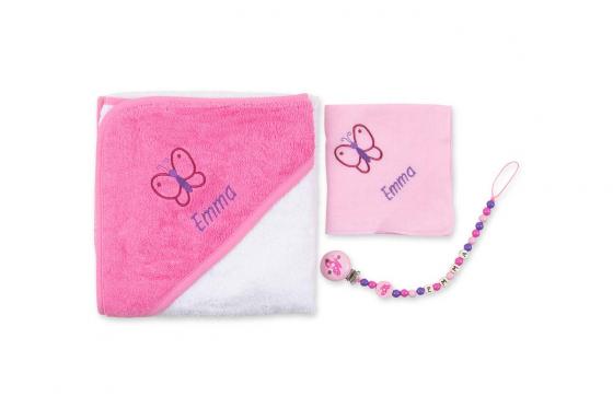 Geschenkset Schmetterling - personalisierbar, 3-teilig 1 