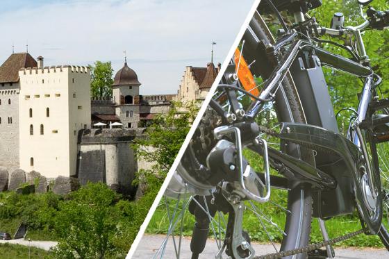 Schloss Lenzburg E-Bike Tour - für 2 Personen 1 
