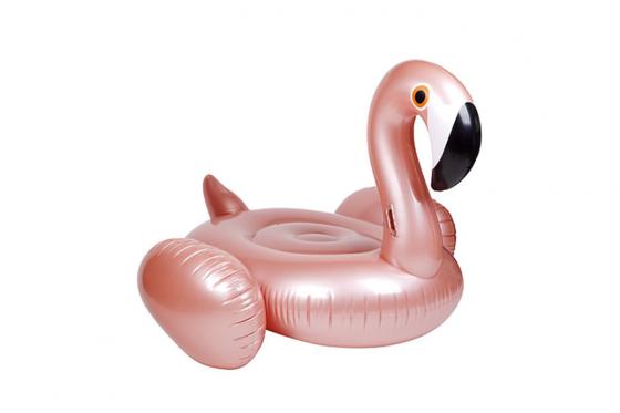 Flamant rose gonflable  - 155 x 155 x 120 cm  