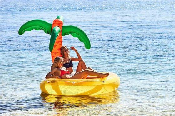 Île flottante tropicale - pour deux personnes  