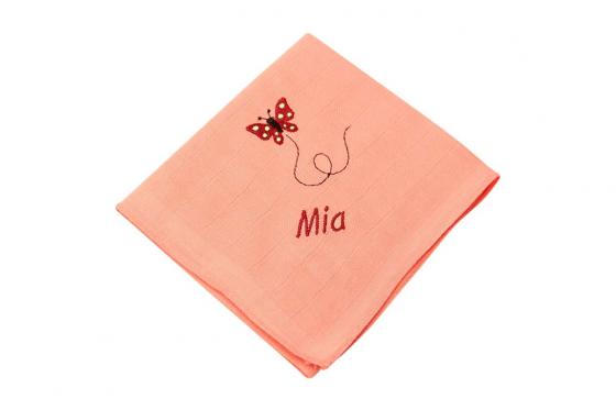 Nuscheli Schmetterling - personalisierbar  