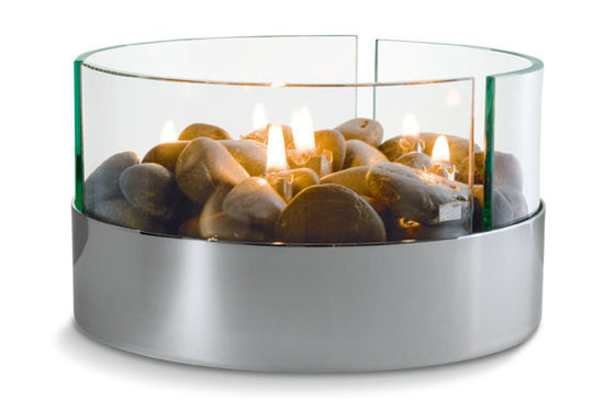 CHEMINÉE DE TABLE BURN - cheminée de table design  