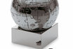 Puzzle Globus - Edelstahl verchromt 