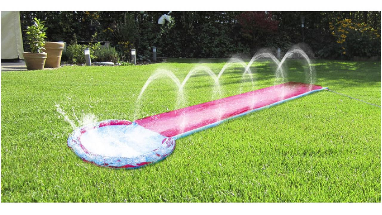 Toboggan aquatique Jeu d'eau en extérieur