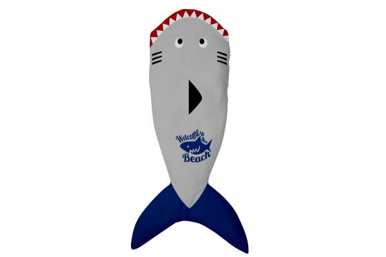 Kuscheldecke Hai - 150 x 50cm  