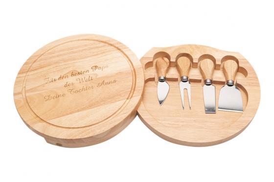 Käsemesserset - 5teilig, personalisierbar  