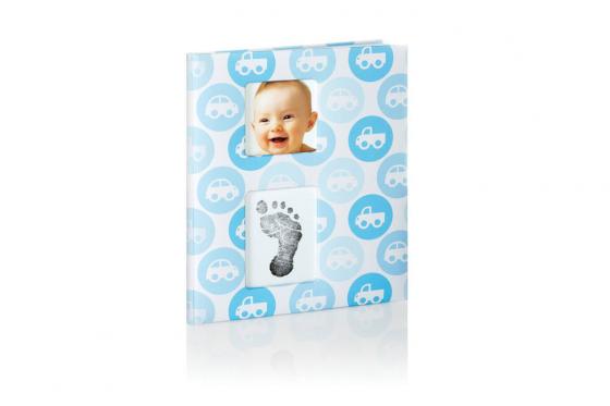 Baby Tagebuch Cars - mit Fussabdruck-Set  