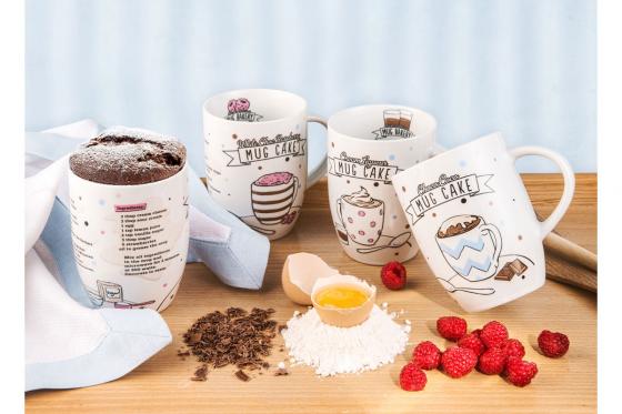 Tassen im 4er-Set - Mit süssen Rezepten  