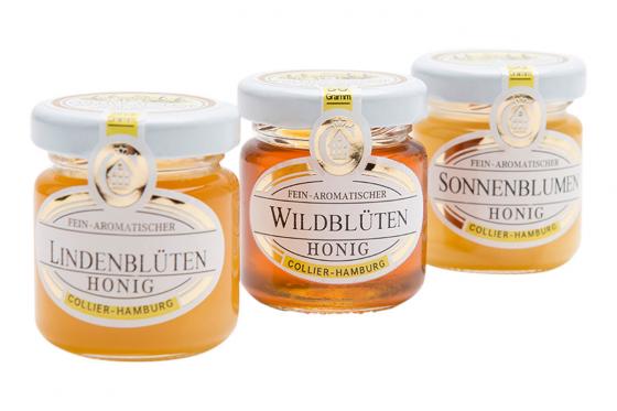 Honigtürmchen - mit 3 Honigsorten  1 