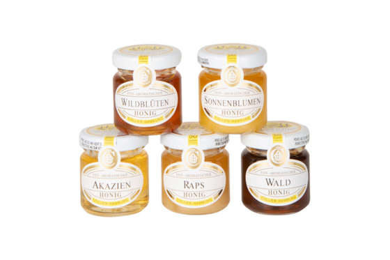 Honigtürmchen - 5 Honigsorten   