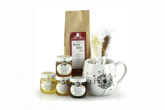 Tee Geschenkset - Inkl. Tasse & Honig  