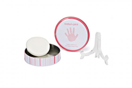 Handabdruck Set - Memory, pink  