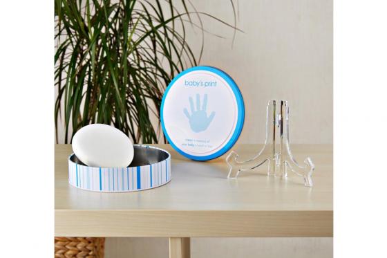 Handabdruck Set - Memory, blau 2 