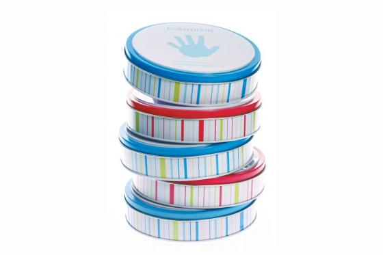 Handabdruck Set - Memory, blau 3 