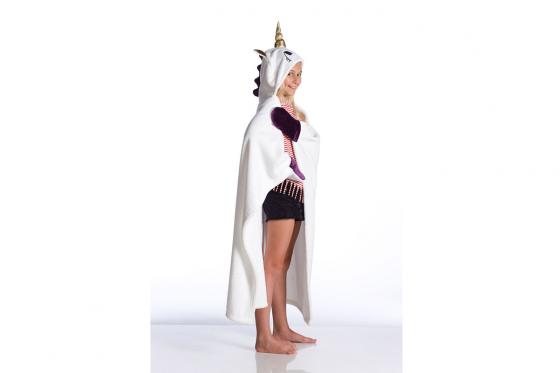 Kuscheldecke Einhorn - mit Kapuze  4 