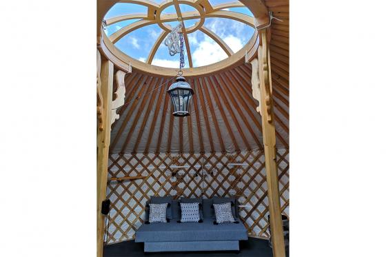 Jurten Übernachtung - 1 Nacht in der 5 Billionen Sterne Panorama Jurte | 2 Personen 6 