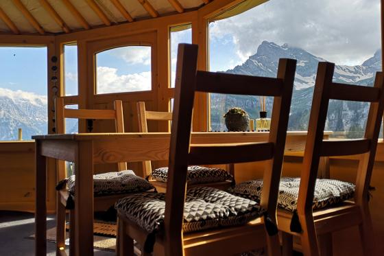 Jurten Übernachtung - 1 Nacht in der 5 Billionen Sterne Panorama Jurte | 2 Personen 8 