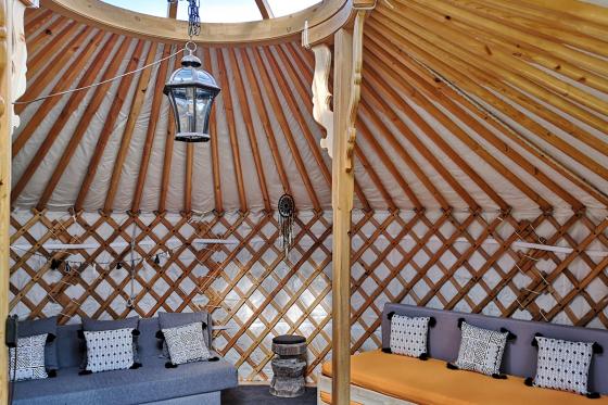 Jurten Übernachtung - 1 Nacht in der 5 Billionen Sterne Panorama Jurte | 2 Personen 9 