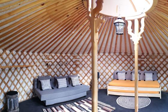 Jurten Übernachtung - 1 Nacht in der 5 Billionen Sterne Panorama Jurte | 2 Personen 11 