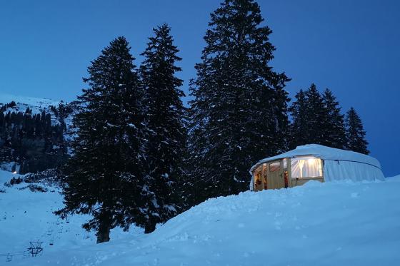 Jurten Übernachtung - 1 Nacht in der 5 Billionen Sterne Panorama Jurte | 2 Personen 14 