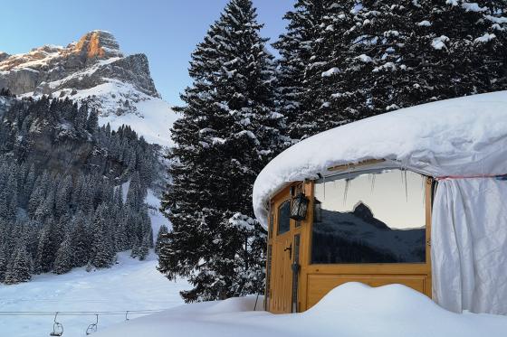 Jurten Übernachtung - 1 Nacht in der 5 Billionen Sterne Panorama Jurte | 2 Personen 16 