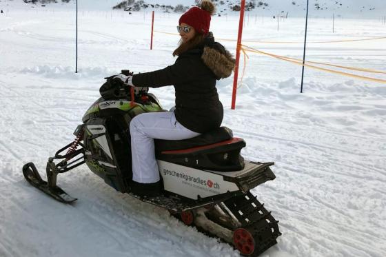 Motoslitta e fonduta per 2 - Azione nella neve ad Engelberg 1 