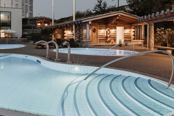 Journée wellness à Aquabasilea - Entrée journalière aux bains, sauna & hammam pour 2 personnes 2 