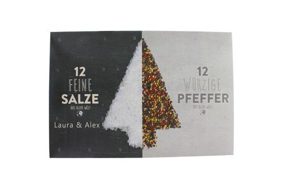 Gewürz-Adventskalender Gourmet - personalisierbar 1 