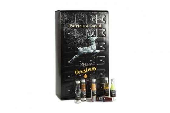 Adventskalender Likör & Spirituosen - personalisierbar  