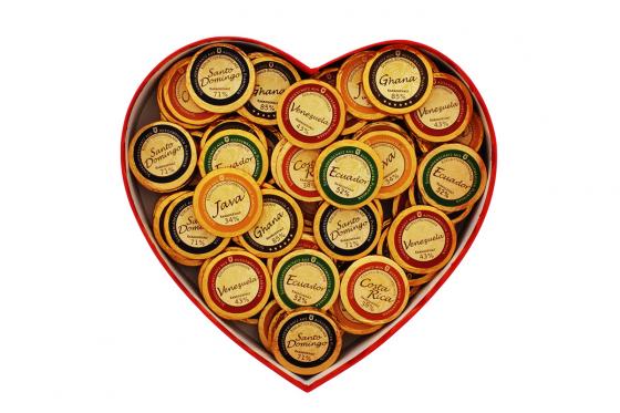 Schokoladen Herzbox - personalisierbar 3 
