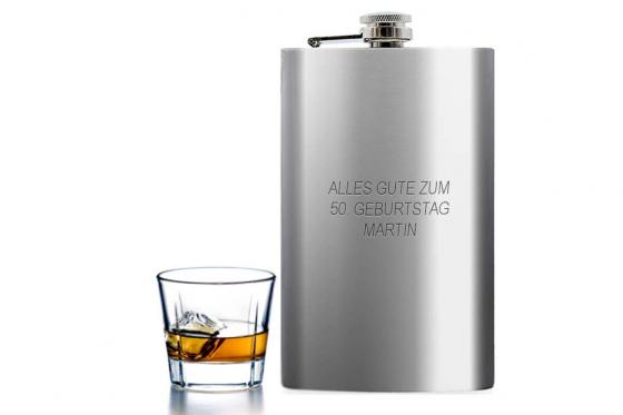 XL Flachmann - 790 ml, personalisierbar  