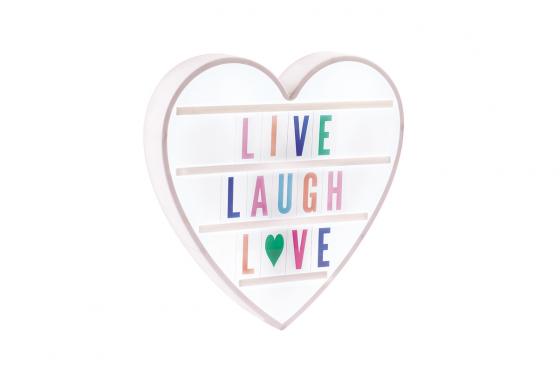 Herz Message Box   - mit 85 Buchstaben & Symbole 1 