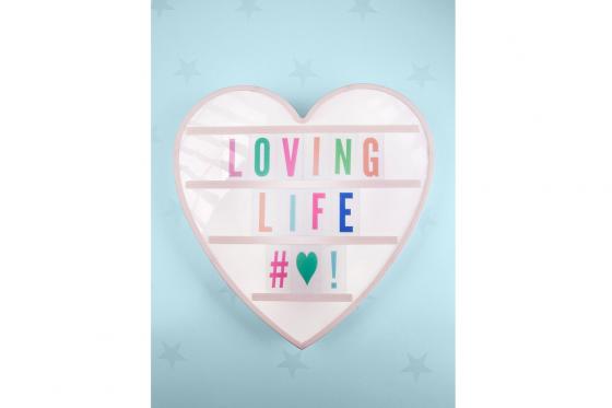 Herz Message Box   - mit 85 Buchstaben & Symbole 2 