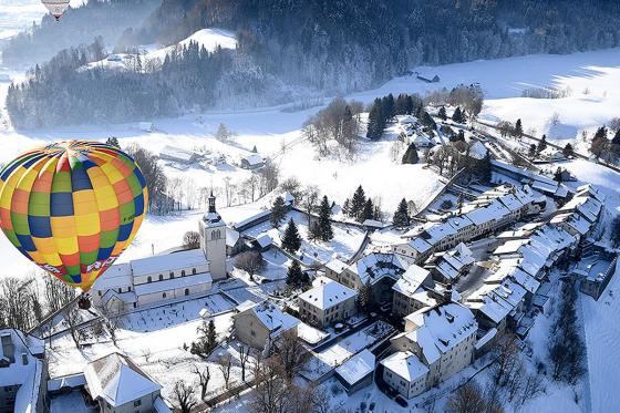 Montgolfière à Gstaad - env. 1h50 de vol pour 1 personne à 3'000 mètres d'altitude  